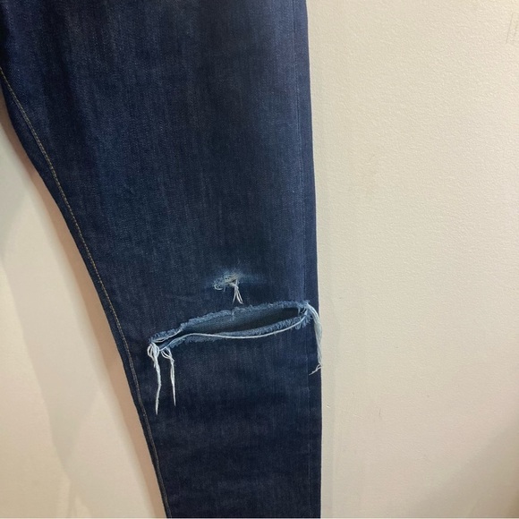 LEVI’S 501 Sz 32 x 32 Selvedge Made in Japan Ripped Knee Button Fly Jeans PCL16B - Picture 5 of 13